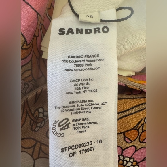 Sandro
Dieppe Printed Wide Leg Jumpsuit - Picture 11 of 12